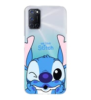 Oppo A52/A72/A92 Uyumlu We Love Stitch Desenli Şeffaf Telefon Kılıfı