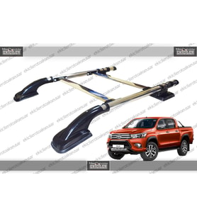 TOYOTA HILUX TAVAN ÇITASI (2006-2015) PORT BAGAJ NİKEL (ARA ATKILI)
