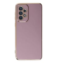 Galaxy A73 5G Kılıf Volet Silikon - Mor