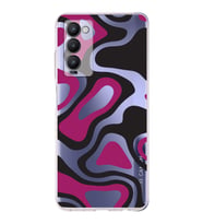 PrintiFy Tecno Camon 18P Uyumlu Kamera Korumalı Renkli Desen Tasarımlı Şeffaf Silikon Kılıf