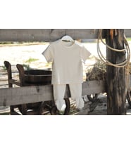 Naturaborn GOTS Organik Sertifikalı Bebek T-Shirt (Bej)