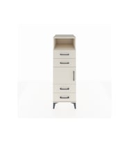 Kronos Dolap 2 Raflı 4 Çekmeceli Tek Kapaklı 44x59x134 Aytaşı-Aytaşı