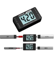 Lipo 3,7V 1S Dron Pil Voltaj Test Cihazı Jst Molex Mcpx Mcx Soketli 4 in 1  