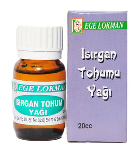 Ege Lokman Isırgan Tohumu Yağı Doğal Tohum Uçucu Yağı 20CC