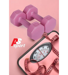 PSSPOR 3 Set Pembe Renk Dambıl Seti ( 2 Adet 1KG - 2 Adet 2KG - 2 Adet 3KG Gönderim Yapılmaktadır)
