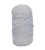 Angel Çanta Aksesuar Simli Polyester Makrome Bebe Mavi Renk 200 gr