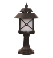 AVONNI BSU-68199-BSY-K Siyah Boyalı Dış Mekan Aydınlatma E27 ABS Polikarbon Cam 26cm