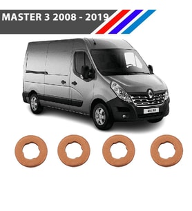 Renault Master 3 Diesel 4 Tırnak Enjektör Pulu 4 Adetli Set