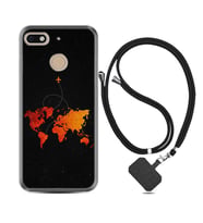 General Mobile GM8 Go GM9 GM20 Pro Plus Kılıf Boyun Askılı Silikon İz Bırakan Uçak 1778
