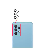 Samsung Galaxy A32 4G Uyumlu Kamera Lensi Cam SM-A325F