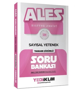Yediiklim Ales Sayısal Yetenek Master Serisi Soru Bankası 2027
