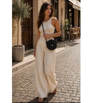 El Emeği Yazlık Jüt Hasır Çanta 20 cm – Yuvarlak Spiral Örgü Boho Crossbody Hediyelik