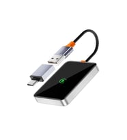 2in1 USB TYPE-C Giriş'li Wireless Kablosuz Apple Android CarPlay Bluetooth Araç Kiti Adaptör