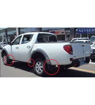 MITSUBISHI L200- PICK UP- 10/15; ARKA ÇAMURLUK AĞZI PLASTİĞİ SAĞ (DODİK) 4X2 140-2713A MZT202T04