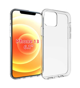 Apple iPhone 13 Uyumlu Kılıf Zore Süper Silikon Kapak (Renksiz)