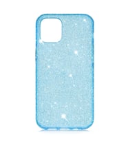 iPhone 12 Mini Kılıf Işıldayan Şık Tasarım Eni Kılıf (Mavi)