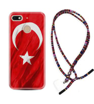 General Mobile GM8 Go GM9 GM20 Pro Plus Kılıf Boyun Asklı Rasta Silikon Şanlı Türk Bayrağı 4 1401