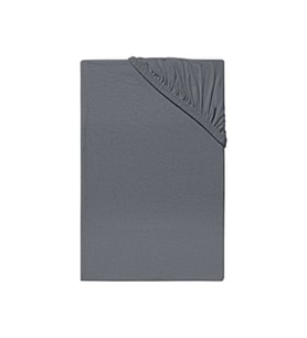 Penye Battal Boy Lastikli Çarşaf Koyu Gri 180 X 200