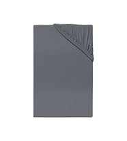 Penye Battal Boy Lastikli Çarşaf Koyu Gri 180 X 200