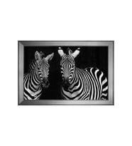 Hayvanlar Temalı Kanvas Tablo 50 x 70 cm Silver Çerçeve