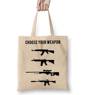 Cs Go Counter Strike Choose Your Weapon Bez Çanta Uzun Saplı