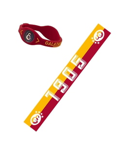 Galatasaray Lisanslı 1905 Şal Atkı ve Kırmızı Performans Bileklik