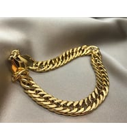 22 AYAR ALTINKAPLAMA KADIN GOLD ÖZEL TASARIM BİLEKLİK