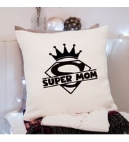 Süper Anne ( Super Mom ) Tasarımlı Yastık