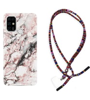Casper E30 F20 X20 Kılıf Boyun Asklı Rasta Silikon Colorfull Marble 2 1389