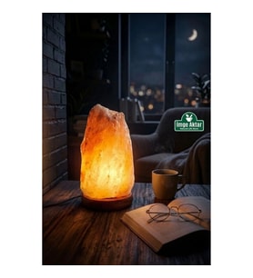 Himalaya Tuz Lambası 3-4 Kg Doğal Kristal Kaya Tuzu