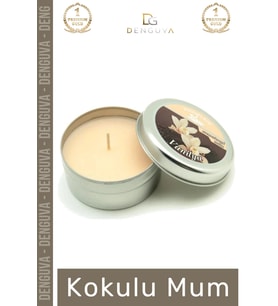 #Mum Dekoratif Hediyelik Şık Modern Tasarım Metal Kutu Kokulu Mum Oda Kokusu 120G Teneke Kutu