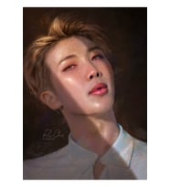 Altın Saat - Namjoon Tablo Ahşap Poster Dekoratif Kod2470
