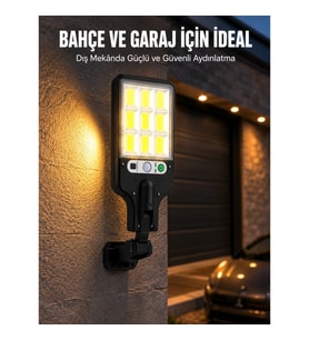 Mey İthalat® Hareket Algılamalı Dış Mekan Lamba Konforlu Aydınlatma Yeni Nesil