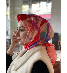 Pudra İpekevi İpek Eşarp 1279