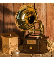 Kişiye Özel Gramofon Müzik Kutusu