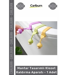 Özel Üretim Hijyenik Tuvalet Kapağı Kaldırıcı Pratik Esnek Şık Mantar Tasarımlı Klozet Kaldırma Apar