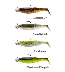 Savage Gear Cannibal Shad 10cm 9gr+10gr #3/0 Clear Water 4+4 Adet Sahte Balık