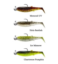 Savage Gear Cannibal Shad 10cm 9gr+10gr #3/0 Clear Water 4+4 Adet Sahte Balık