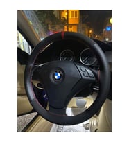 DİKİŞLİ DİREKSİYON KILIFI NOKTALI NUBUK KIRMIZI YÜZÜK KIRMIZI DİKİŞ