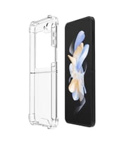 Samsung Galaxy Z Flip 5 Kılıf Anti Şok Köşe Korumalı Şeffaf Silikon
