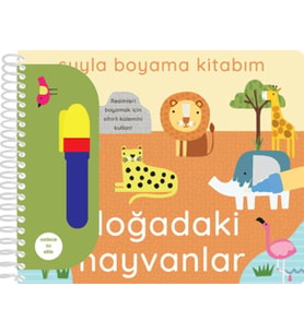 Suyla Boyama Kitabım - Doğadaki Hayvanlar