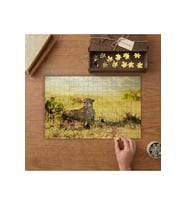 Doğadaki Kaplan Tasarımı 240 parça Ahşap Puzzle Ahşap Kutuda MP04760