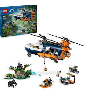 LEGO City 60437 Orman Kaşifinin Helikopteri Kamp Yerinde (881 Parça)