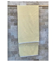 Organik Pamuk Sarı 90x190 Peştemal ,plaj ,hamam