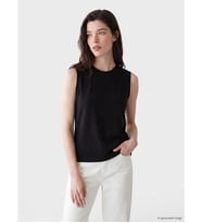 LCW Comfort Siyah Taşlı Soft Touch Kadın Atlet