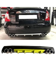 Hyundai Accent Era Sarı Difüzör Çiftli Yuvarlak Egzoz Görünümlü D Tip Difizör 2006 - 2009