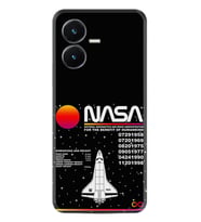 Vivo Y22S Kılıf Resimli Desenli Baskılı Silikon Nasa 2 1407