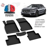 Mercedes Gla Serisi X156 4D Araca Özel Havuzlu Kauçuk Paspas 2013 ve Üzeri (Karışık)