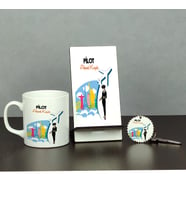 Pilot Üçlü Set (Kupa + Telefon Standı + Anahtarlık)