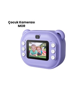 Termal Baskı Özellikli Mini Kamera Mor